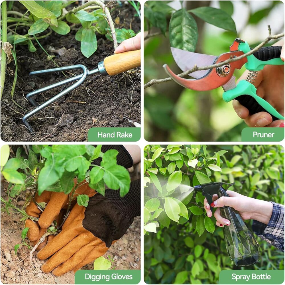 9-Piece Heavy Duty Garden Tool Set - Image 2
